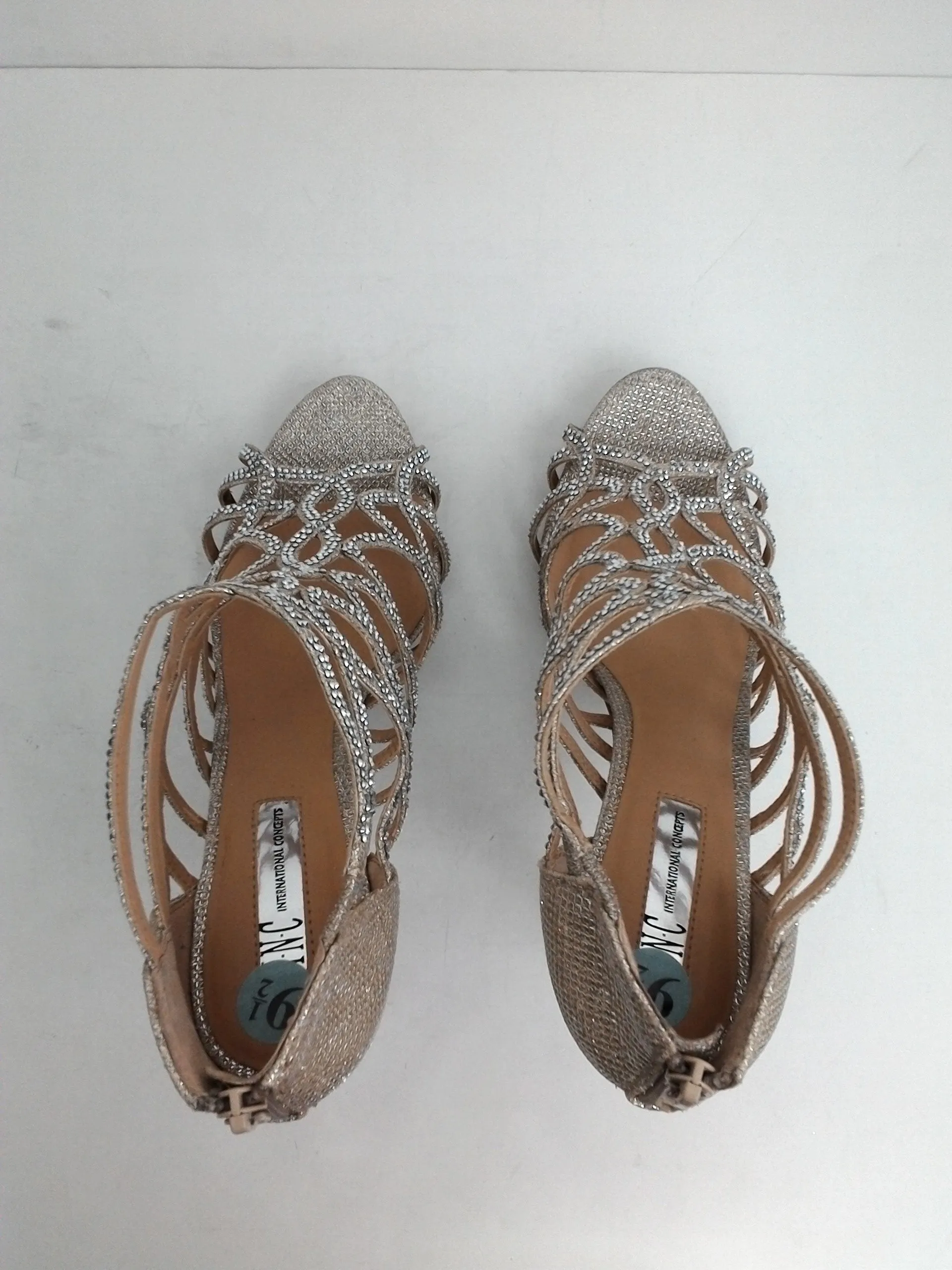 INC Women's Sharee2Gld Stiletto Sandal Size 6.5, 9.5