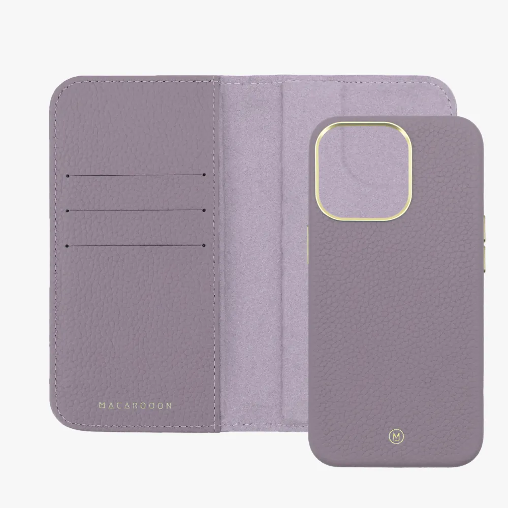 iPhone 16 Plus MagSafe Leather Flip Cover with Leather Case