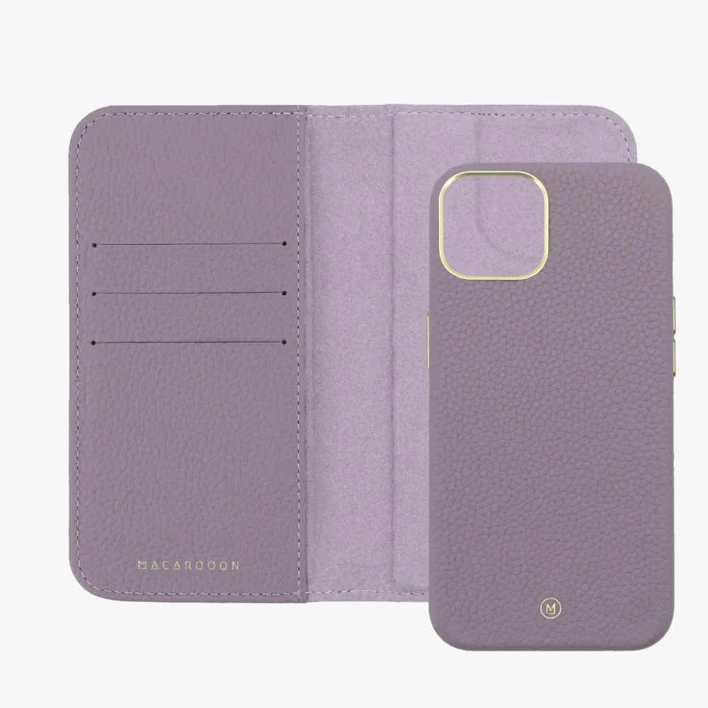 iPhone 16 Plus MagSafe Leather Flip Cover with Leather Case