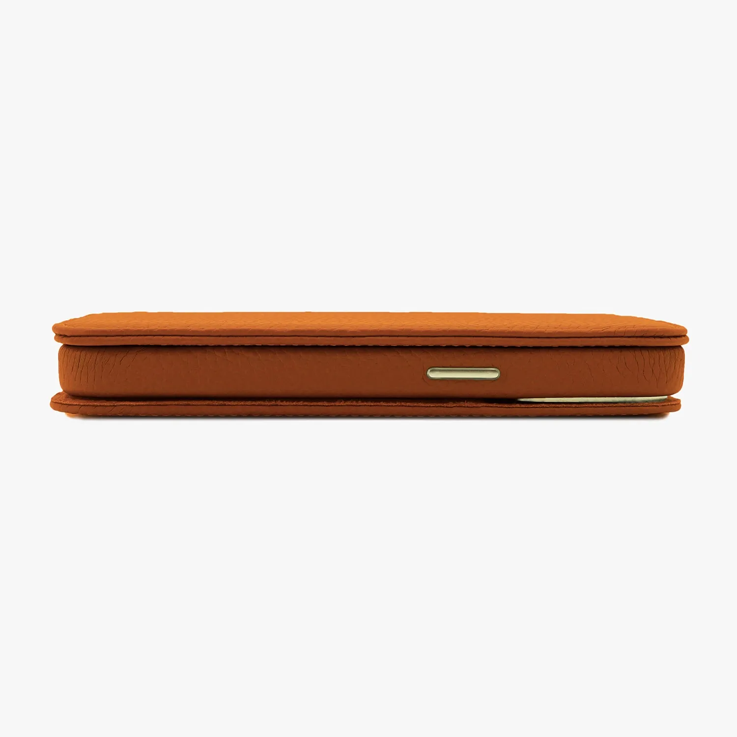 iPhone 16 Plus MagSafe Leather Flip Cover with Leather Case