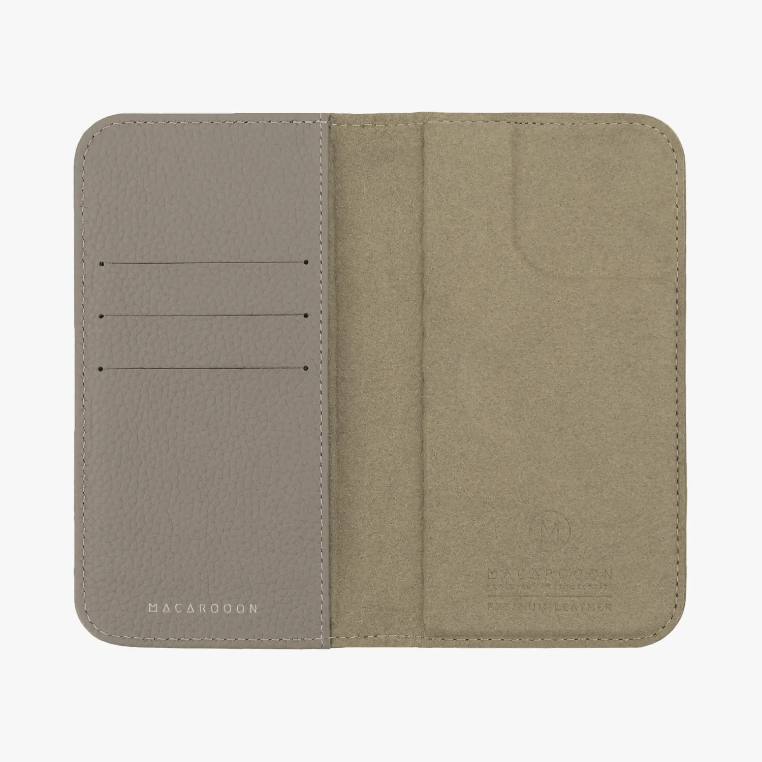 iPhone 16 Plus MagSafe Leather Flip Cover with Leather Case