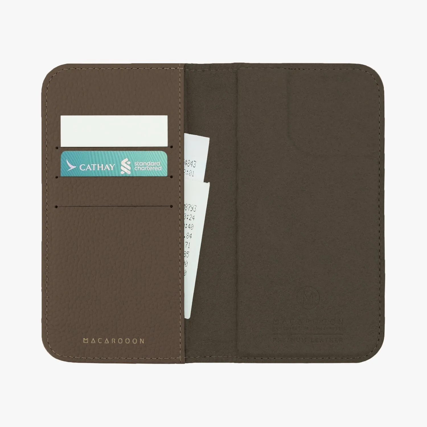 iPhone 16 Plus MagSafe Leather Flip Cover with Leather Case