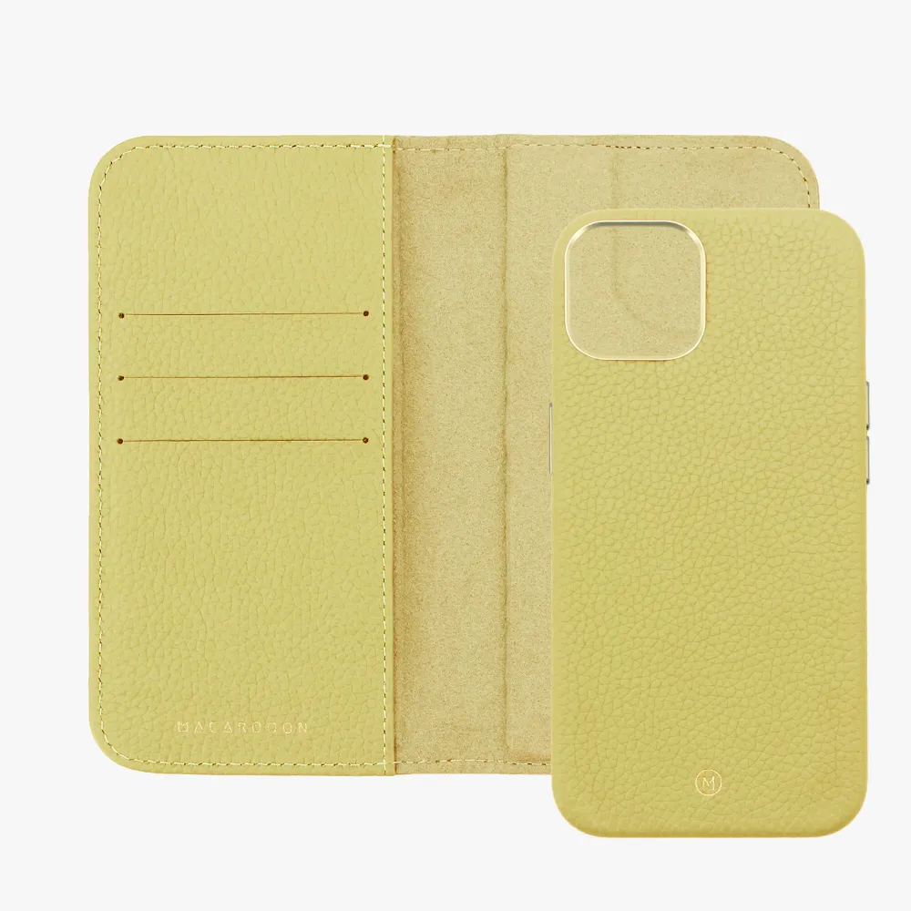 iPhone 16 Plus MagSafe Leather Flip Cover with Leather Case