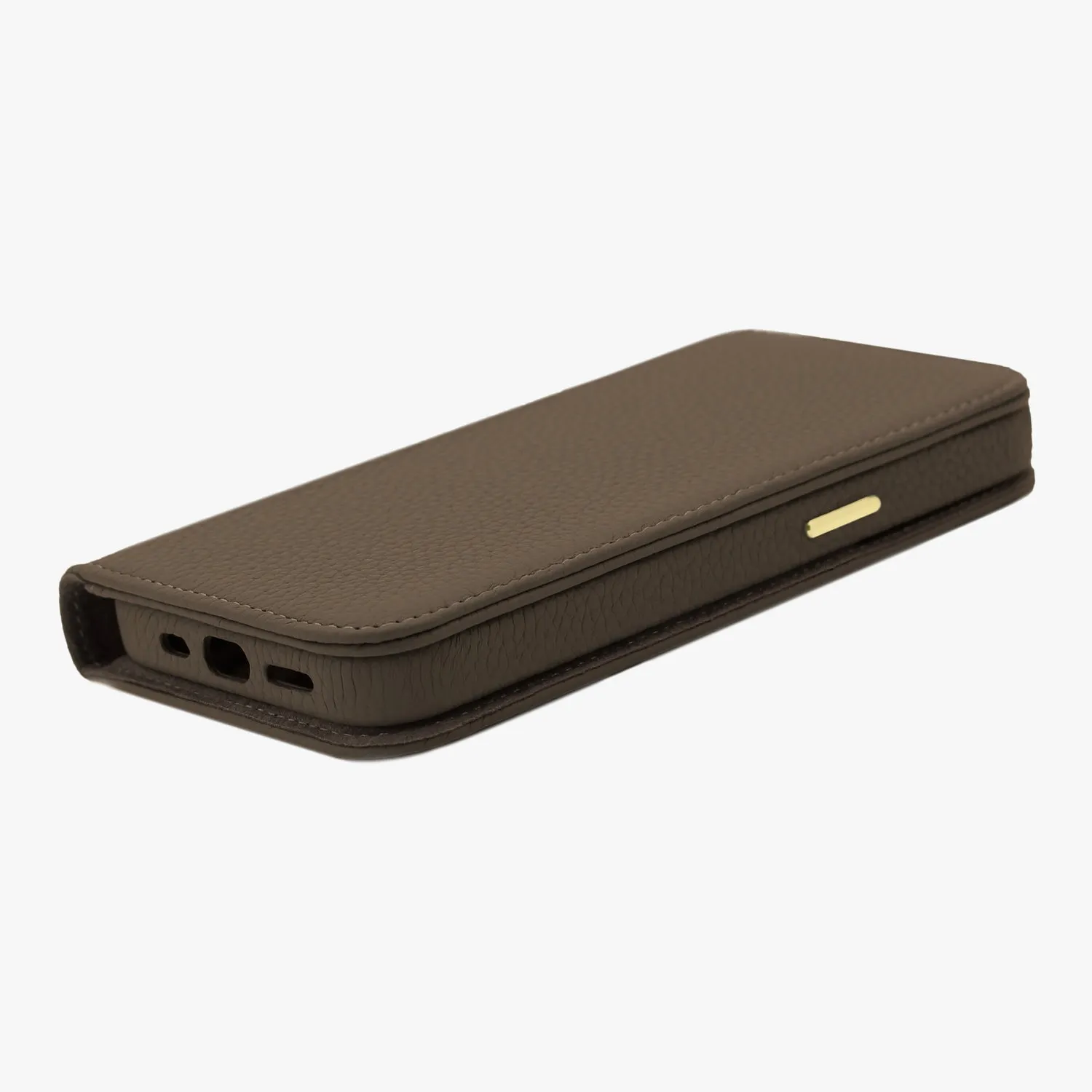 iPhone 16 Plus MagSafe Leather Flip Cover with Leather Case