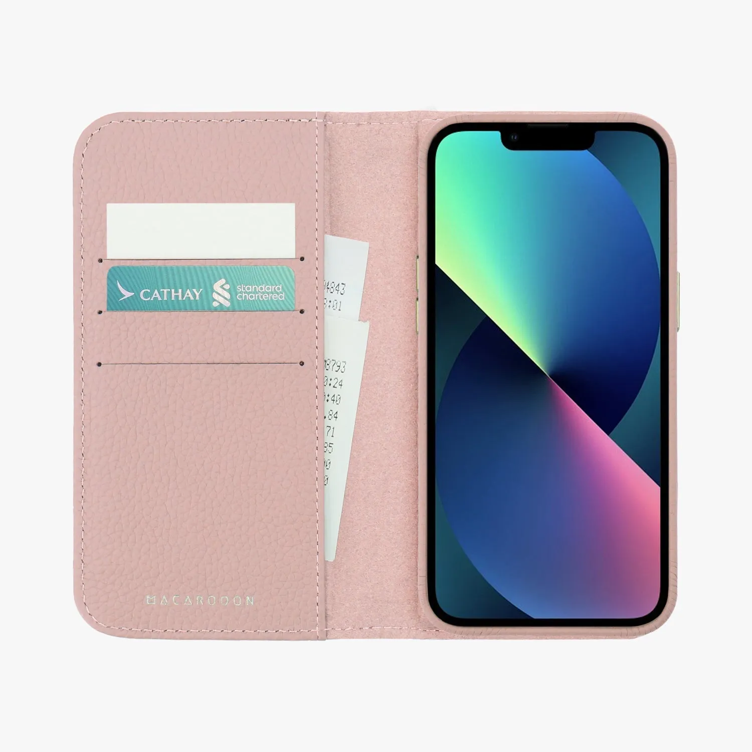 iPhone 16 Plus MagSafe Leather Flip Cover with Leather Case