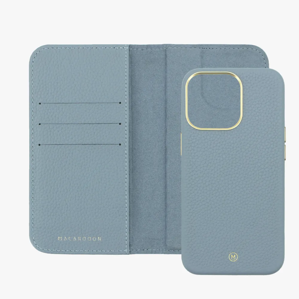 iPhone 16 Plus MagSafe Leather Flip Cover with Leather Case