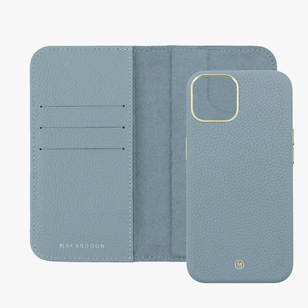 iPhone 16 Plus MagSafe Leather Flip Cover with Leather Case
