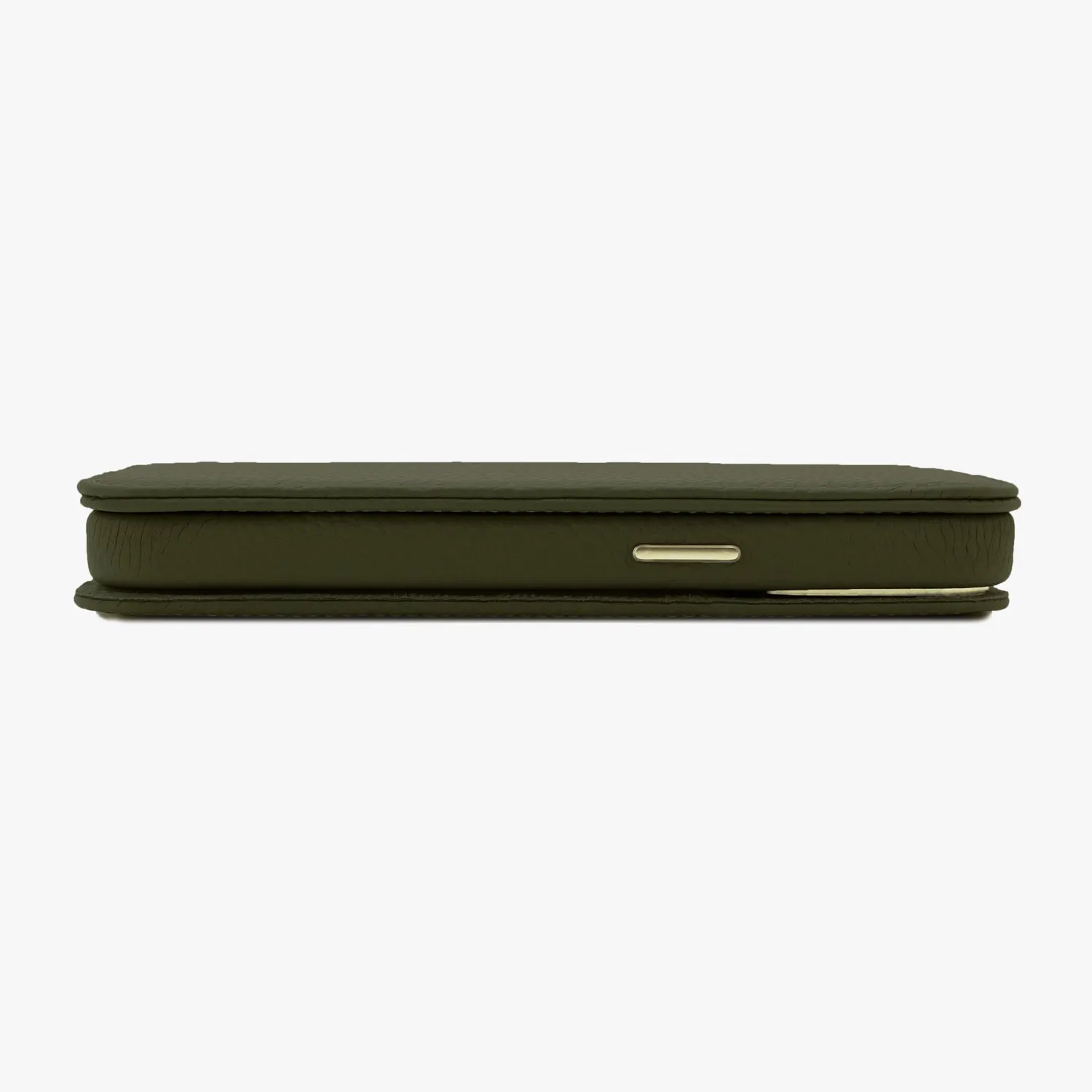 iPhone 16 Plus MagSafe Leather Flip Cover with Leather Case