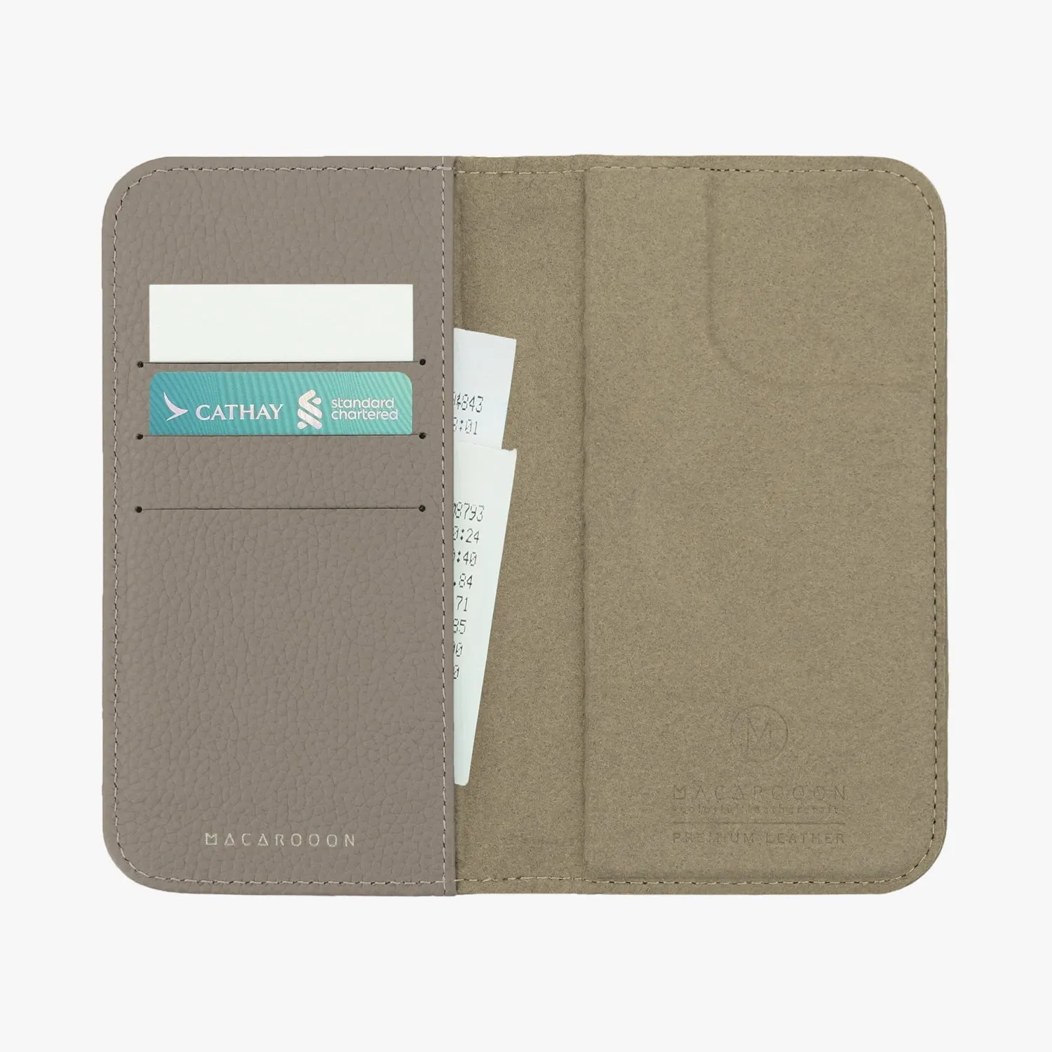 iPhone 16 Plus MagSafe Leather Flip Cover with Leather Case