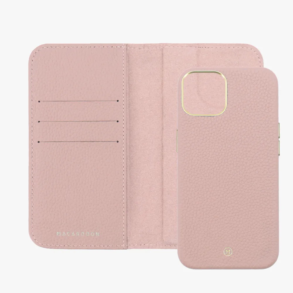 iPhone 16 Plus MagSafe Leather Flip Cover with Leather Case