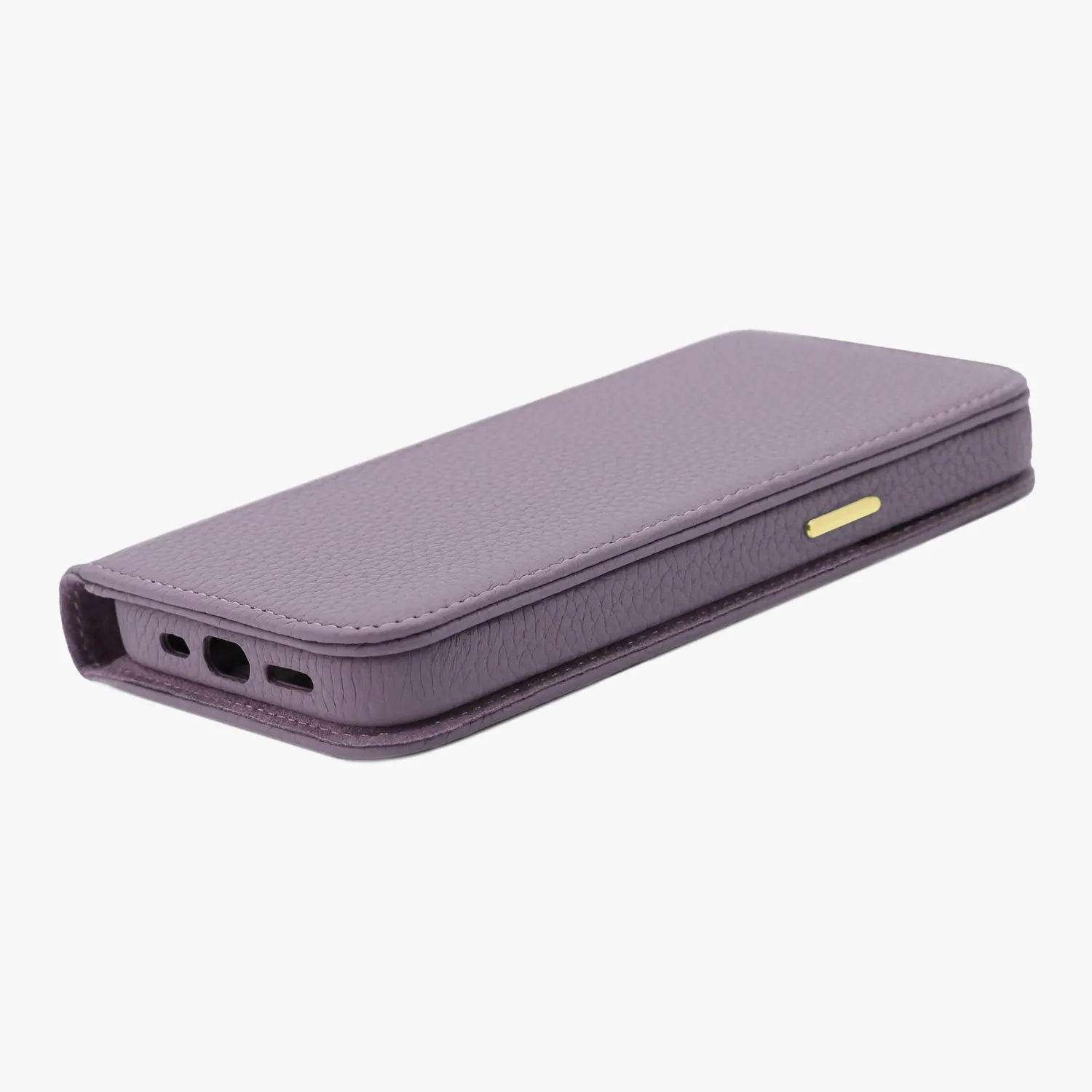 iPhone 16 Plus MagSafe Leather Flip Cover with Leather Case
