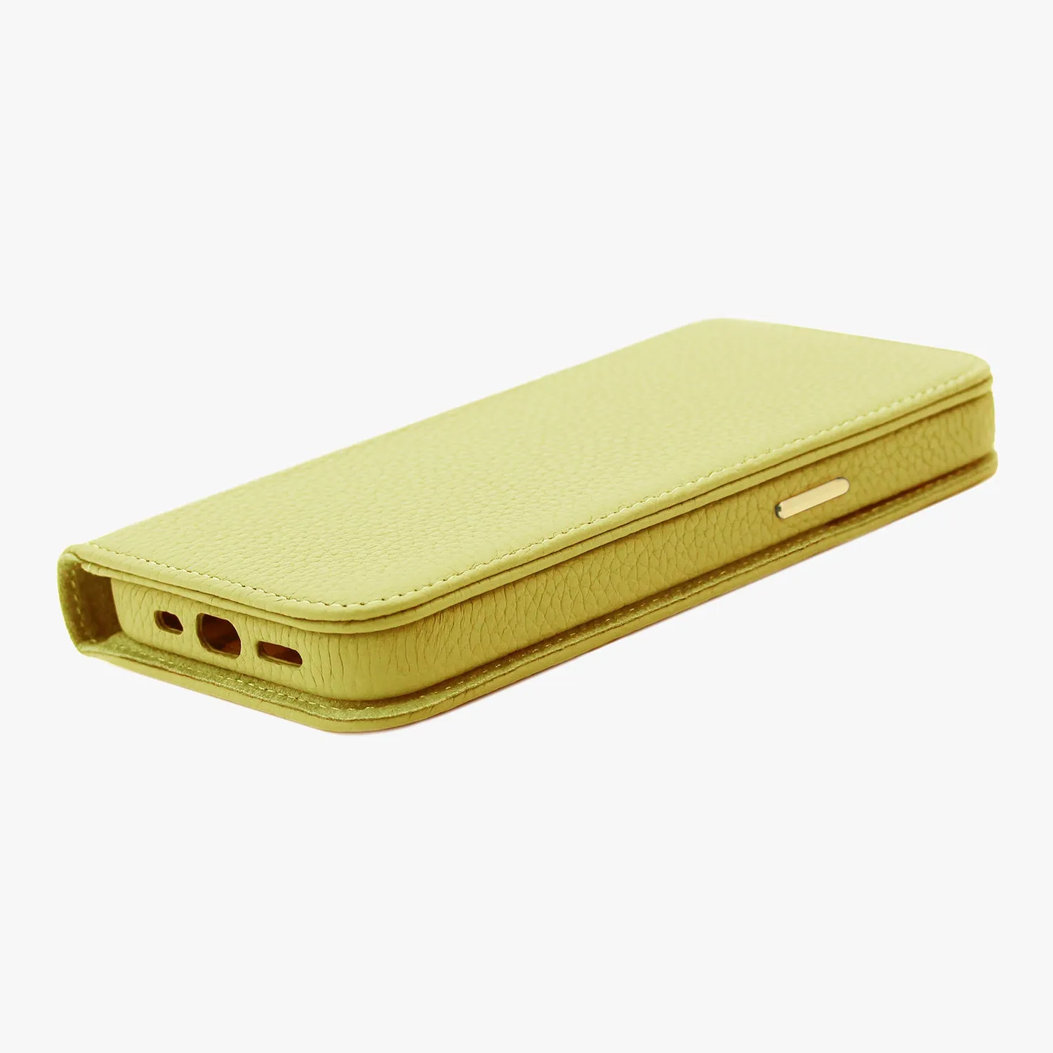 iPhone 16 Plus MagSafe Leather Flip Cover with Leather Case