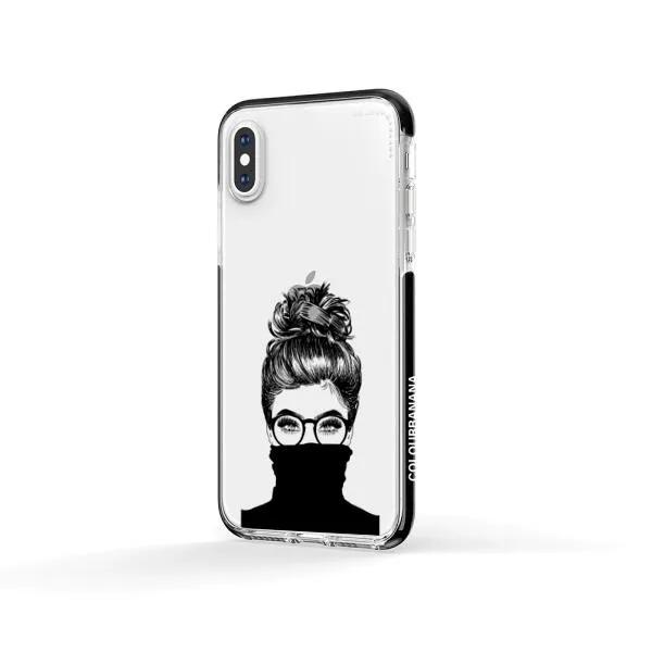 iPhone Case - Beautiful Woman With Messy Bun