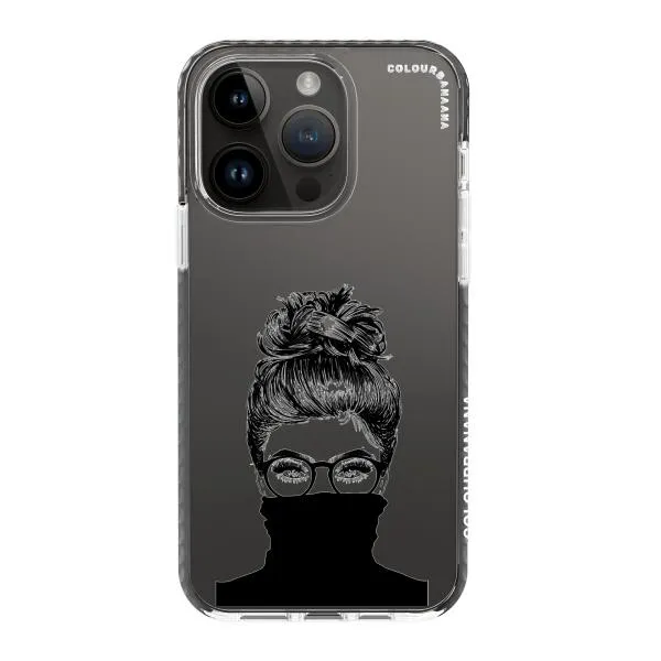 iPhone Case - Beautiful Woman With Messy Bun