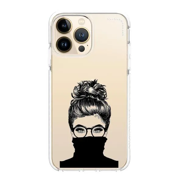 iPhone Case - Beautiful Woman With Messy Bun