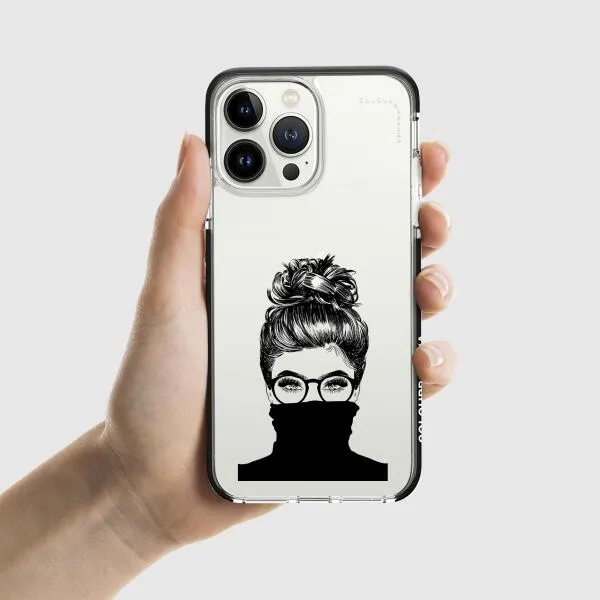 iPhone Case - Beautiful Woman With Messy Bun