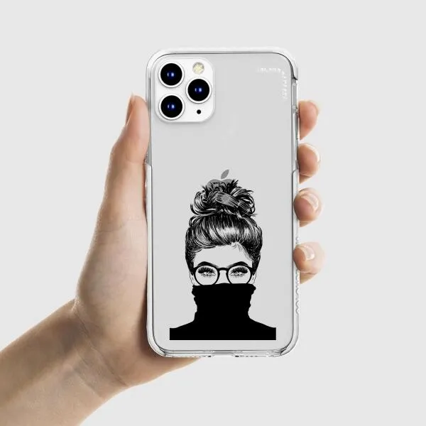 iPhone Case - Beautiful Woman With Messy Bun