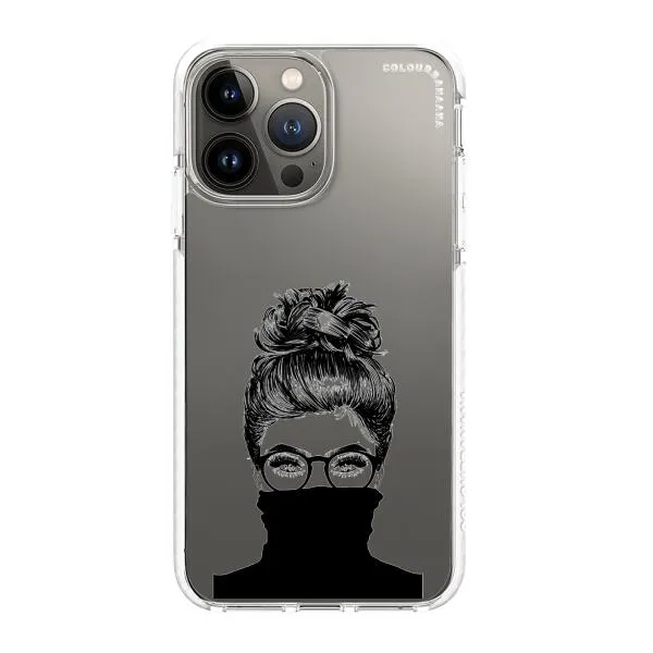 iPhone Case - Beautiful Woman With Messy Bun