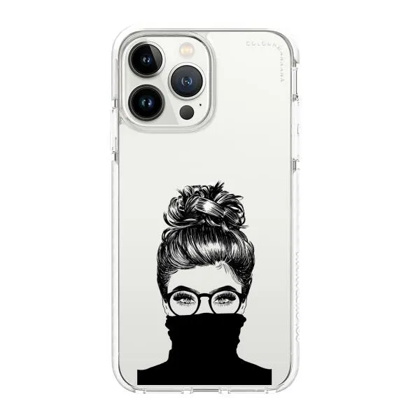 iPhone Case - Beautiful Woman With Messy Bun