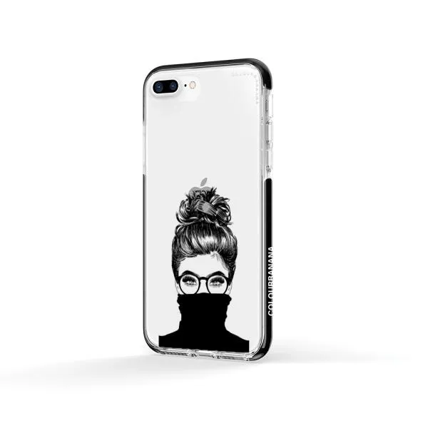 iPhone Case - Beautiful Woman With Messy Bun