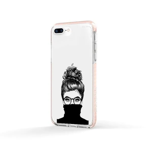 iPhone Case - Beautiful Woman With Messy Bun