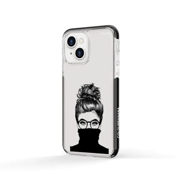 iPhone Case - Beautiful Woman With Messy Bun