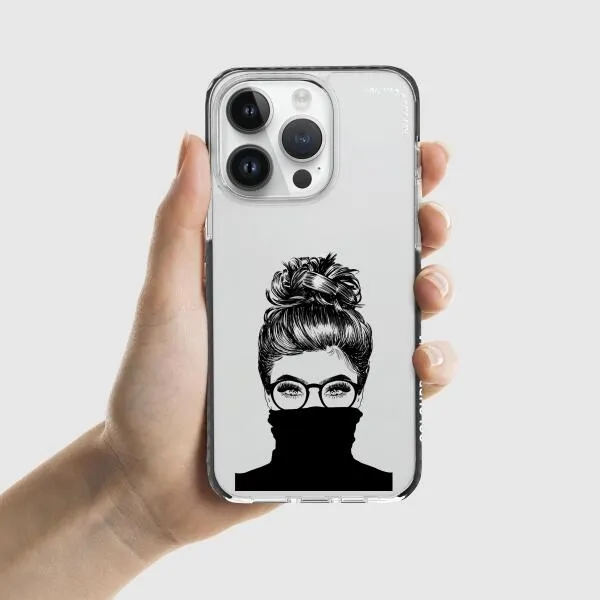 iPhone Case - Beautiful Woman With Messy Bun