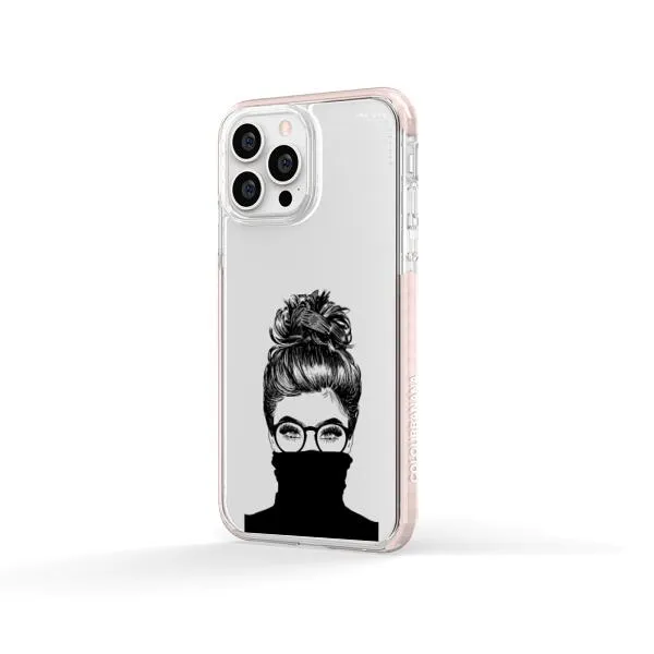 iPhone Case - Beautiful Woman With Messy Bun