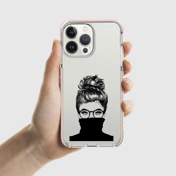 iPhone Case - Beautiful Woman With Messy Bun