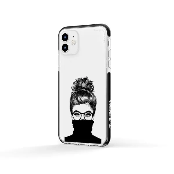 iPhone Case - Beautiful Woman With Messy Bun