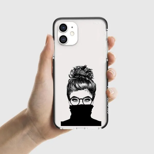 iPhone Case - Beautiful Woman With Messy Bun