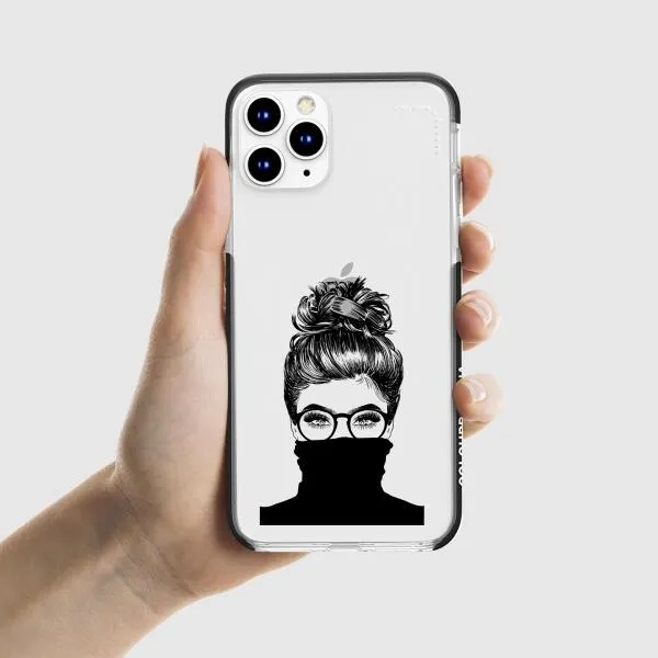 iPhone Case - Beautiful Woman With Messy Bun