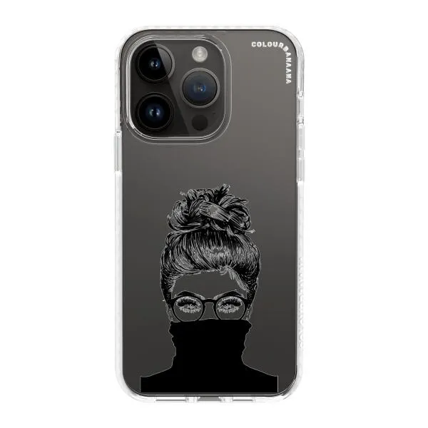 iPhone Case - Beautiful Woman With Messy Bun