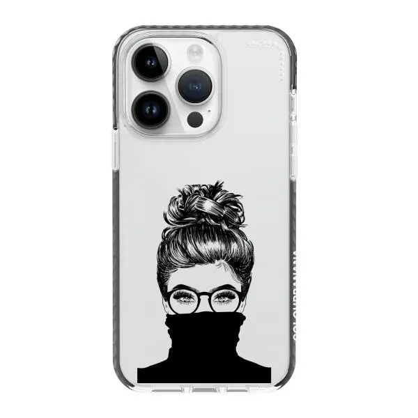 iPhone Case - Beautiful Woman With Messy Bun