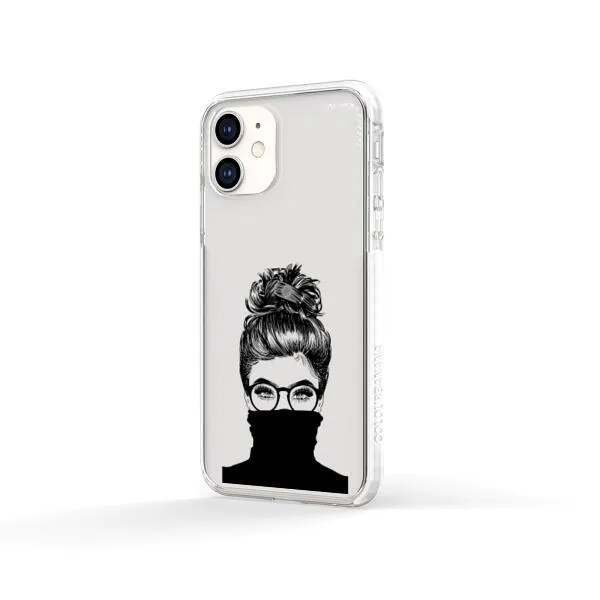 iPhone Case - Beautiful Woman With Messy Bun