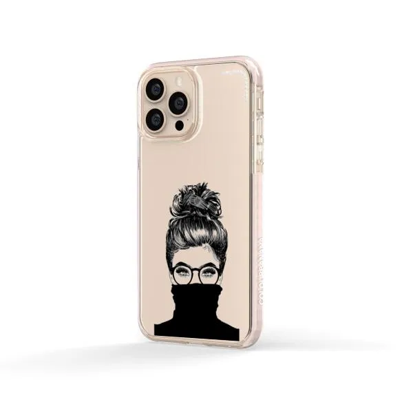 iPhone Case - Beautiful Woman With Messy Bun