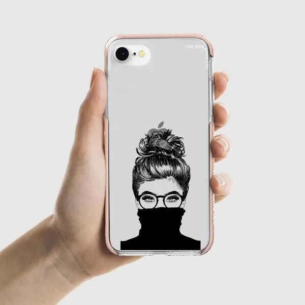 iPhone Case - Beautiful Woman With Messy Bun