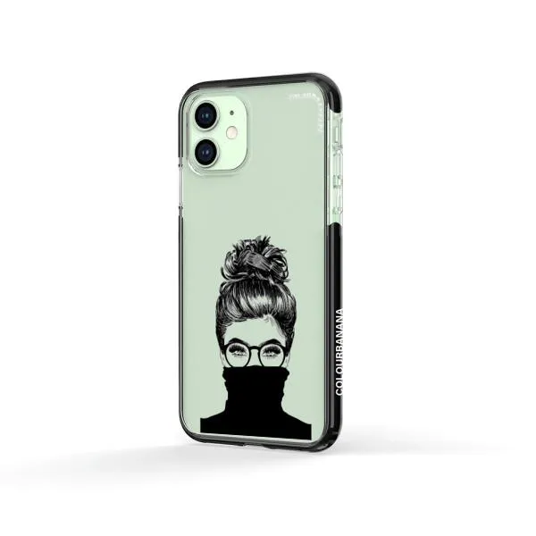iPhone Case - Beautiful Woman With Messy Bun