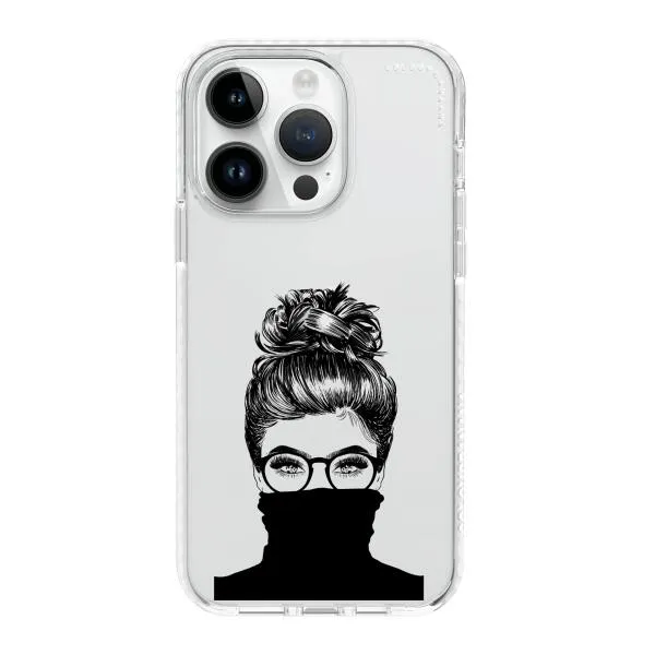 iPhone Case - Beautiful Woman With Messy Bun