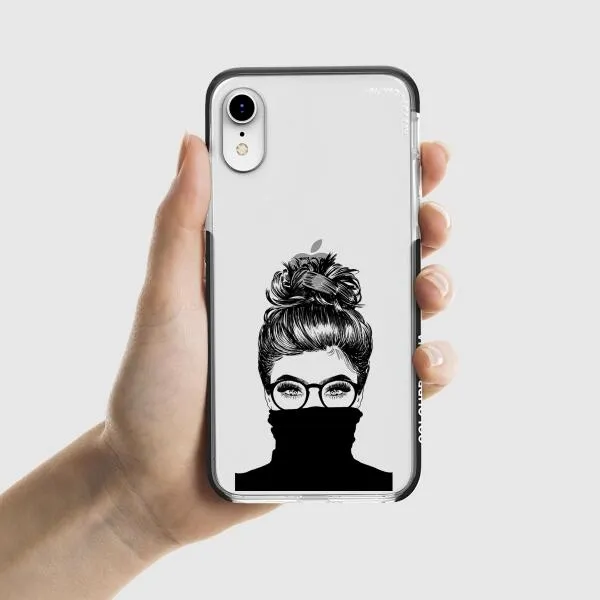 iPhone Case - Beautiful Woman With Messy Bun