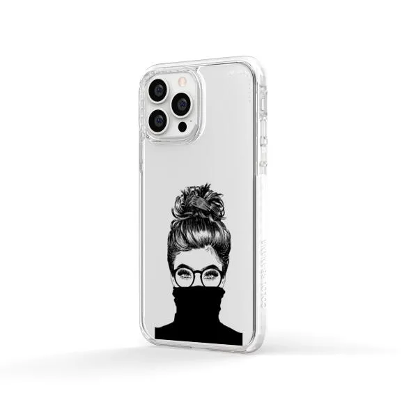 iPhone Case - Beautiful Woman With Messy Bun