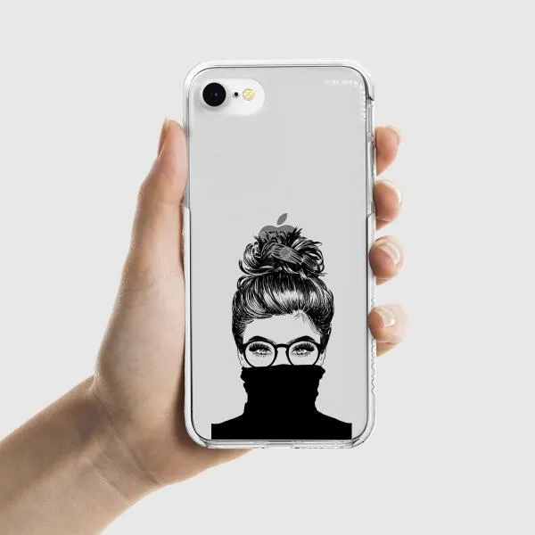 iPhone Case - Beautiful Woman With Messy Bun