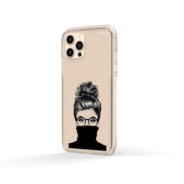 iPhone Case - Beautiful Woman With Messy Bun