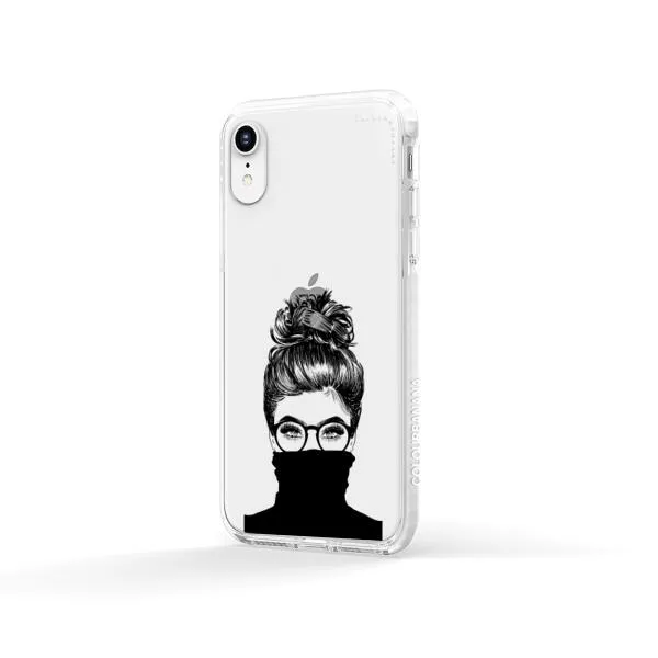 iPhone Case - Beautiful Woman With Messy Bun