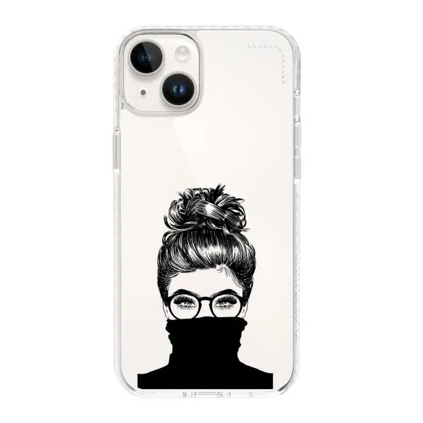 iPhone Case - Beautiful Woman With Messy Bun