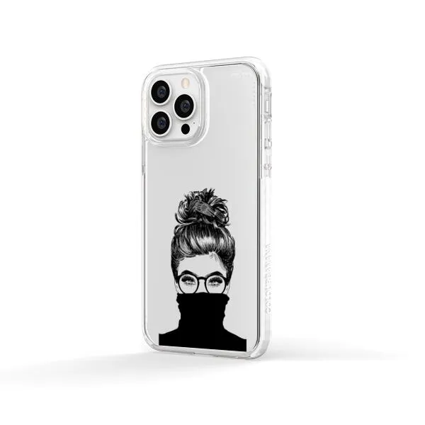 iPhone Case - Beautiful Woman With Messy Bun