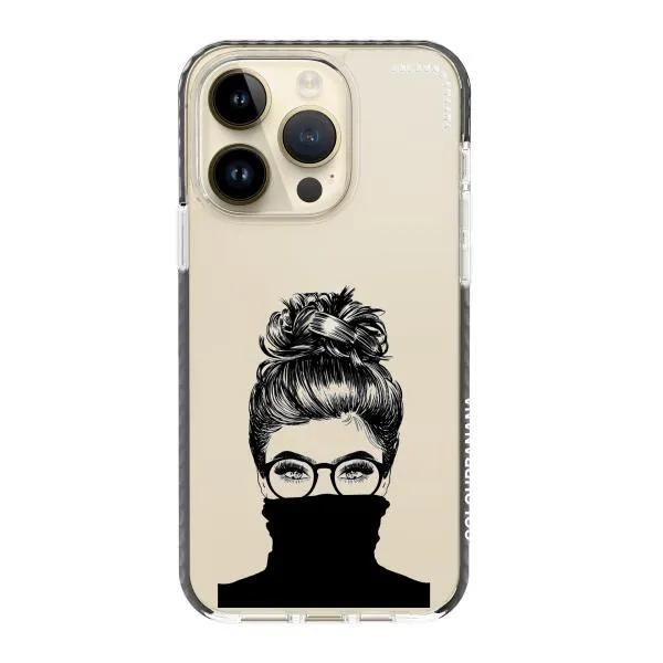 iPhone Case - Beautiful Woman With Messy Bun