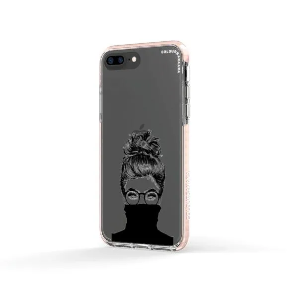 iPhone Case - Beautiful Woman With Messy Bun