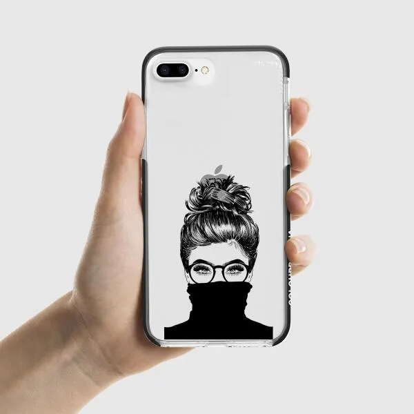 iPhone Case - Beautiful Woman With Messy Bun