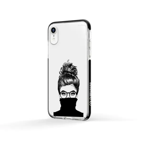 iPhone Case - Beautiful Woman With Messy Bun